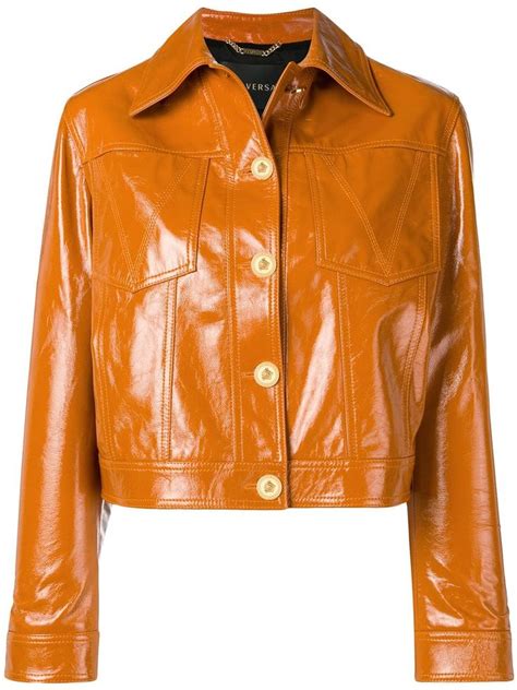 versace gürtel schlangenleder|Versace Leather Jackets for Women .